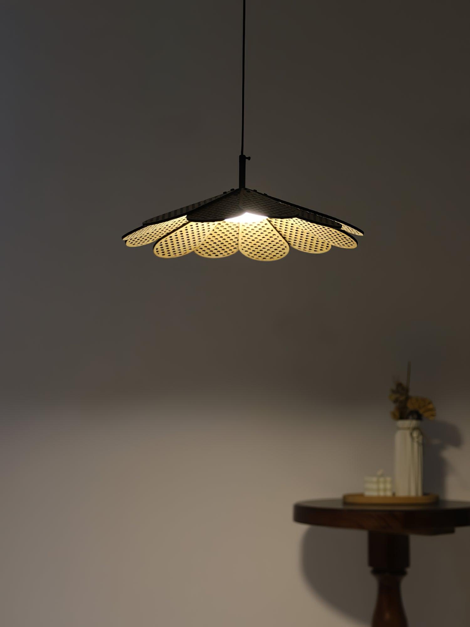 Zevarus Nordic Art Wabi-Sabi Metal Wood Pendant Light - Lamp Outdoor