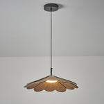 Zevarus Nordic Art Wabi-Sabi Metal Wood Pendant Light - Lamp Outdoor