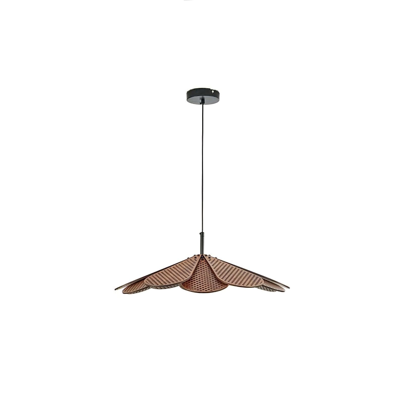 Zevarus Nordic Art Wabi-Sabi Metal Wood Pendant Light - Lamp Outdoor