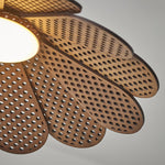 Zevarus Nordic Art Wabi-Sabi Metal Wood Pendant Light - Lamp Outdoor