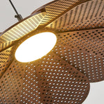 Zevarus Nordic Art Wabi-Sabi Metal Wood Pendant Light - Lamp Outdoor