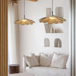 Zevarus Nordic Art Wabi-Sabi Metal Wood Pendant Light - Lamp Outdoor