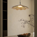 Zevarus Nordic Art Wabi-Sabi Metal Wood Pendant Light - Lamp Outdoor