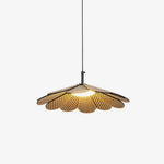 Zevarus Nordic Art Wabi-Sabi Metal Wood Pendant Light - Lamp Outdoor