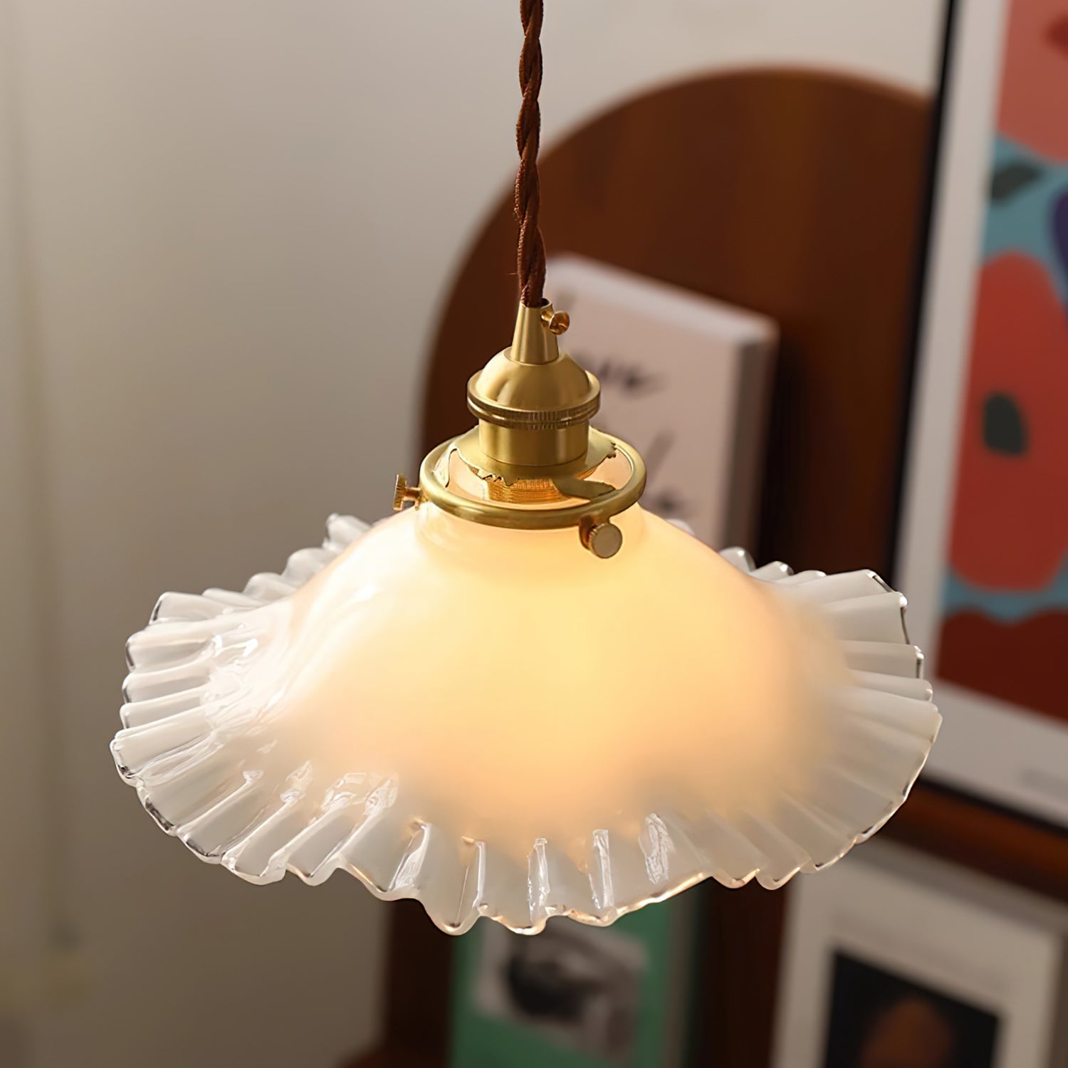 Homdia Modern Glass Pendant Light