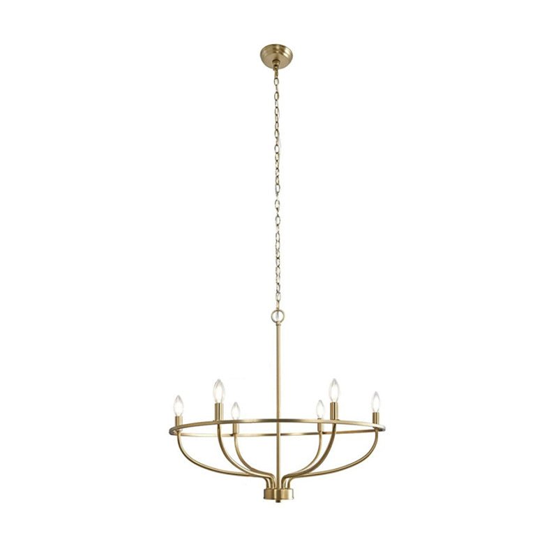 Aurelia Brass Gold Candelabra Chandelier - Lamp Outdoor