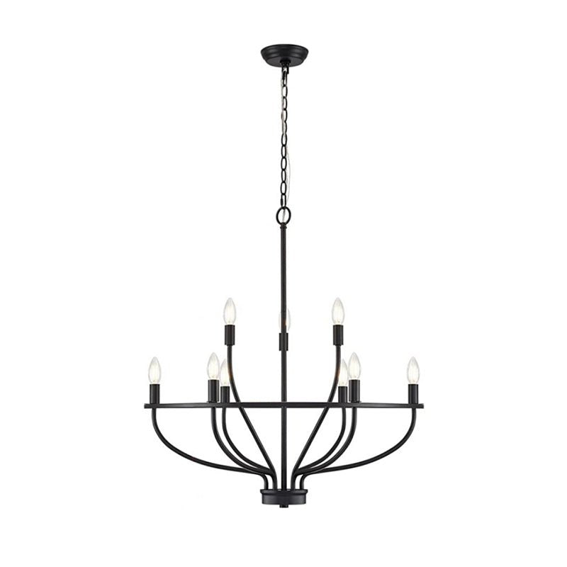 Aurelia Brass Gold Candelabra Chandelier - Lamp Outdoor