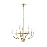 Aurelia Brass Gold Candelabra Chandelier - Lamp Outdoor