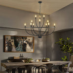 Aurelia Brass Gold Candelabra Chandelier - Lamp Outdoor