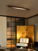 Horizon Linear Wood Ceiling Lamp - Lamp Outdoor