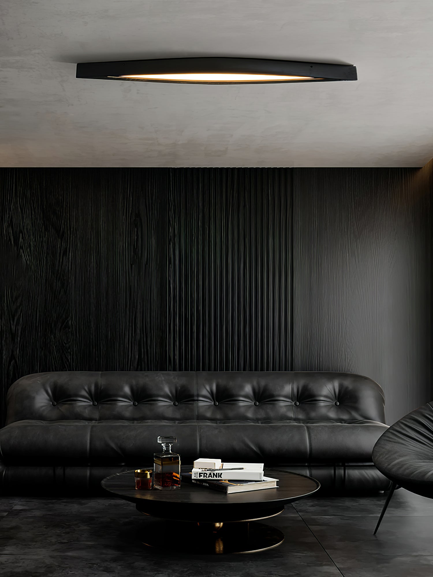 Horizon Linear Wood Ceiling Lamp - Lamp Outdoor