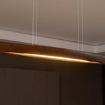 Horizon Linear Wood Pendant Lamp - Lamp Outdoor