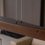Horizon Linear Wood Pendant Lamp - Lamp Outdoor
