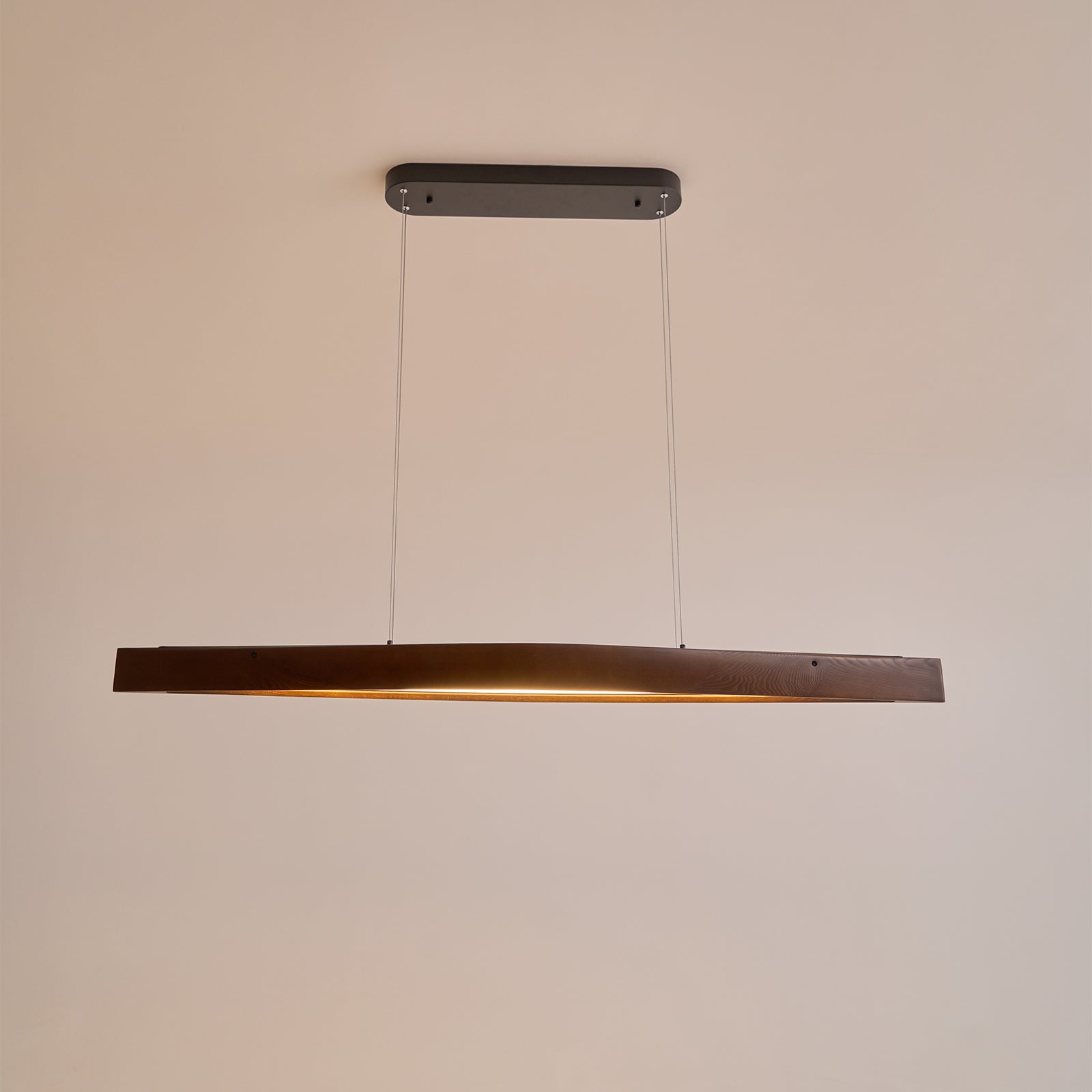 Horizon Linear Wood Pendant Lamp - Lamp Outdoor