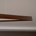 Horizon Linear Wood Pendant Lamp - Lamp Outdoor