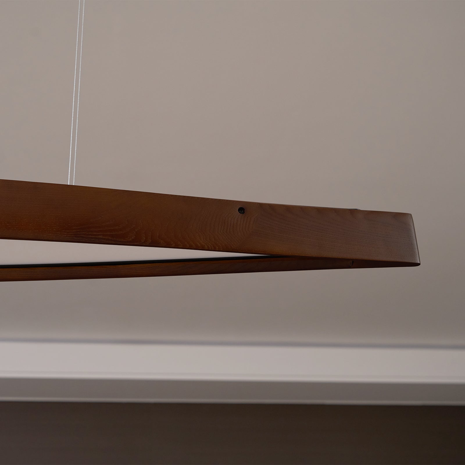 Horizon Linear Wood Pendant Lamp - Lamp Outdoor
