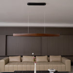 Horizon Linear Wood Pendant Lamp - Lamp Outdoor