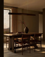 Horizon Linear Wood Pendant Lamp - Lamp Outdoor
