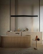 Horizon Linear Wood Pendant Lamp - Lamp Outdoor