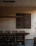 Horizon Linear Wood Pendant Lamp - Lamp Outdoor