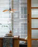 Alnoraris Tiered Wood Pendant Light - Lamp Outdoor