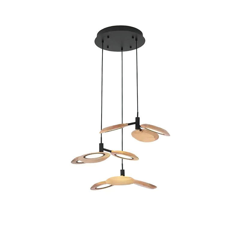 Alnoraris Tiered Wood Pendant Light - Lamp Outdoor