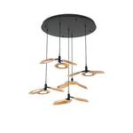 Alnoraris Tiered Wood Pendant Light - Lamp Outdoor