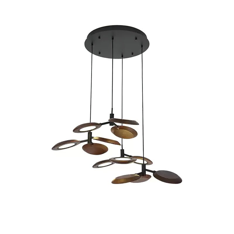 Alnoraris Tiered Wood Pendant Light - Lamp Outdoor