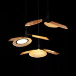 Alnoraris Tiered Wood Pendant Light - Lamp Outdoor