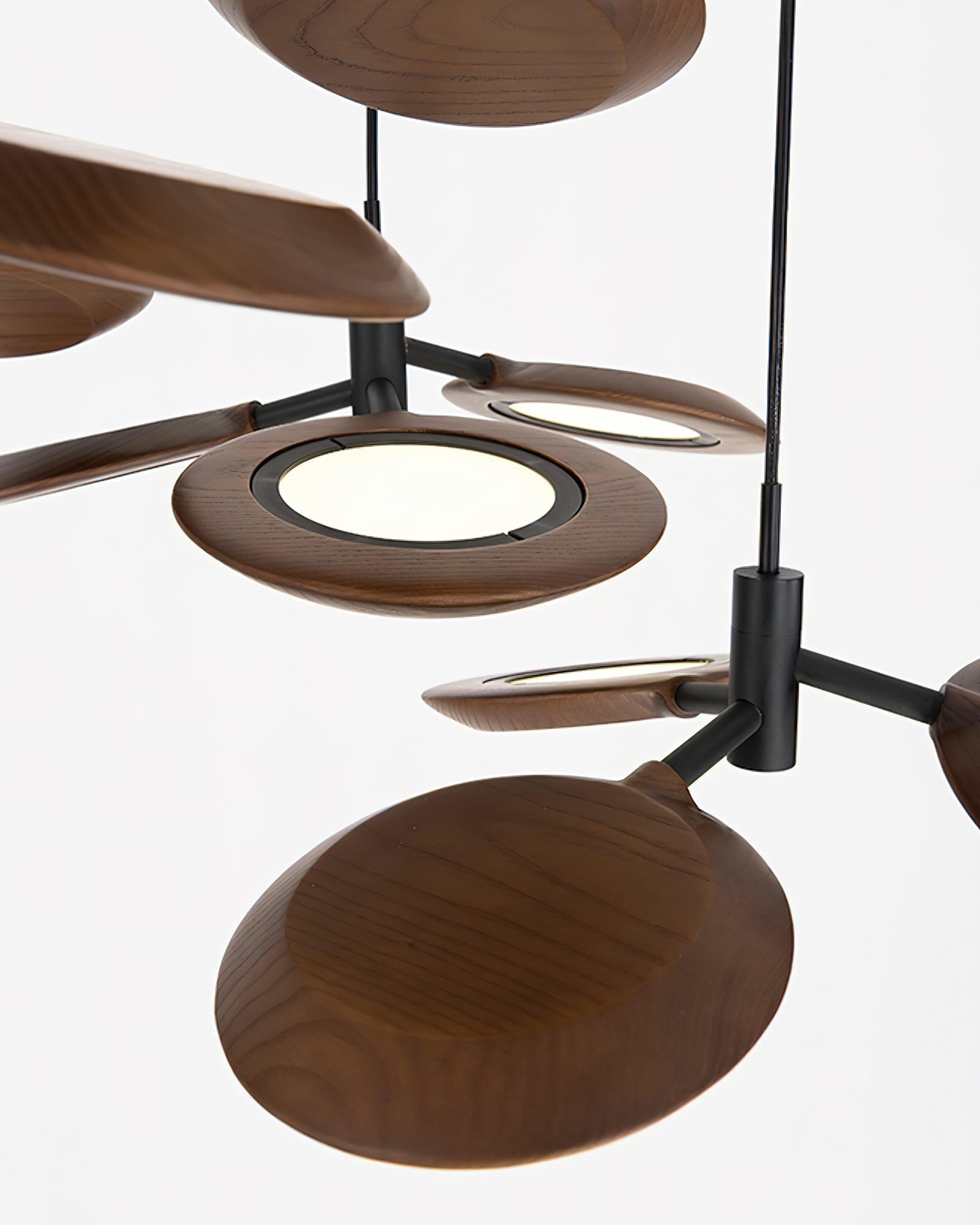 Alnoraris Tiered Wood Pendant Light - Lamp Outdoor