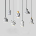 Marble Modern Cement Pendant Lights - Lamp Outdoor