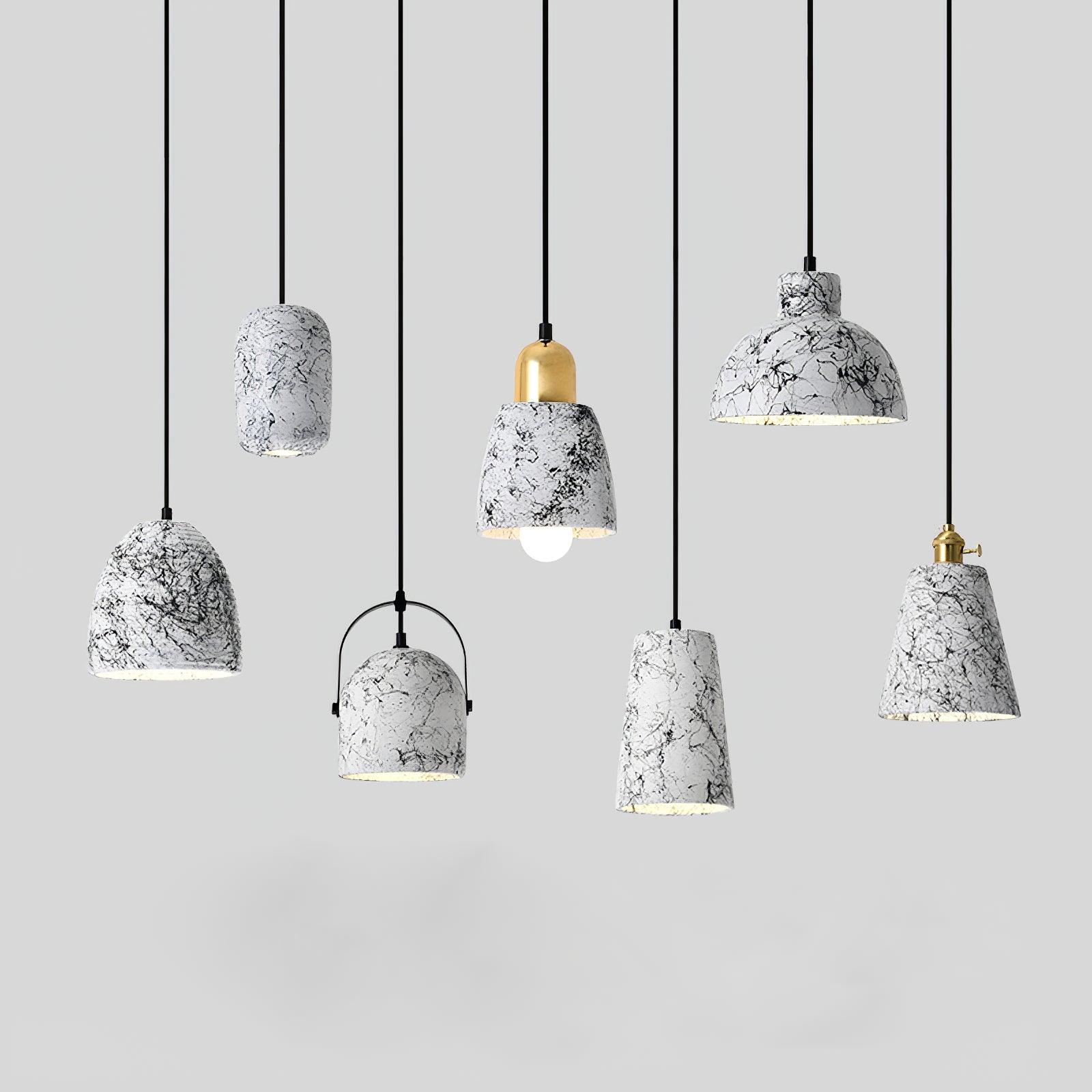 Marble Modern Cement Pendant Lights - Lamp Outdoor
