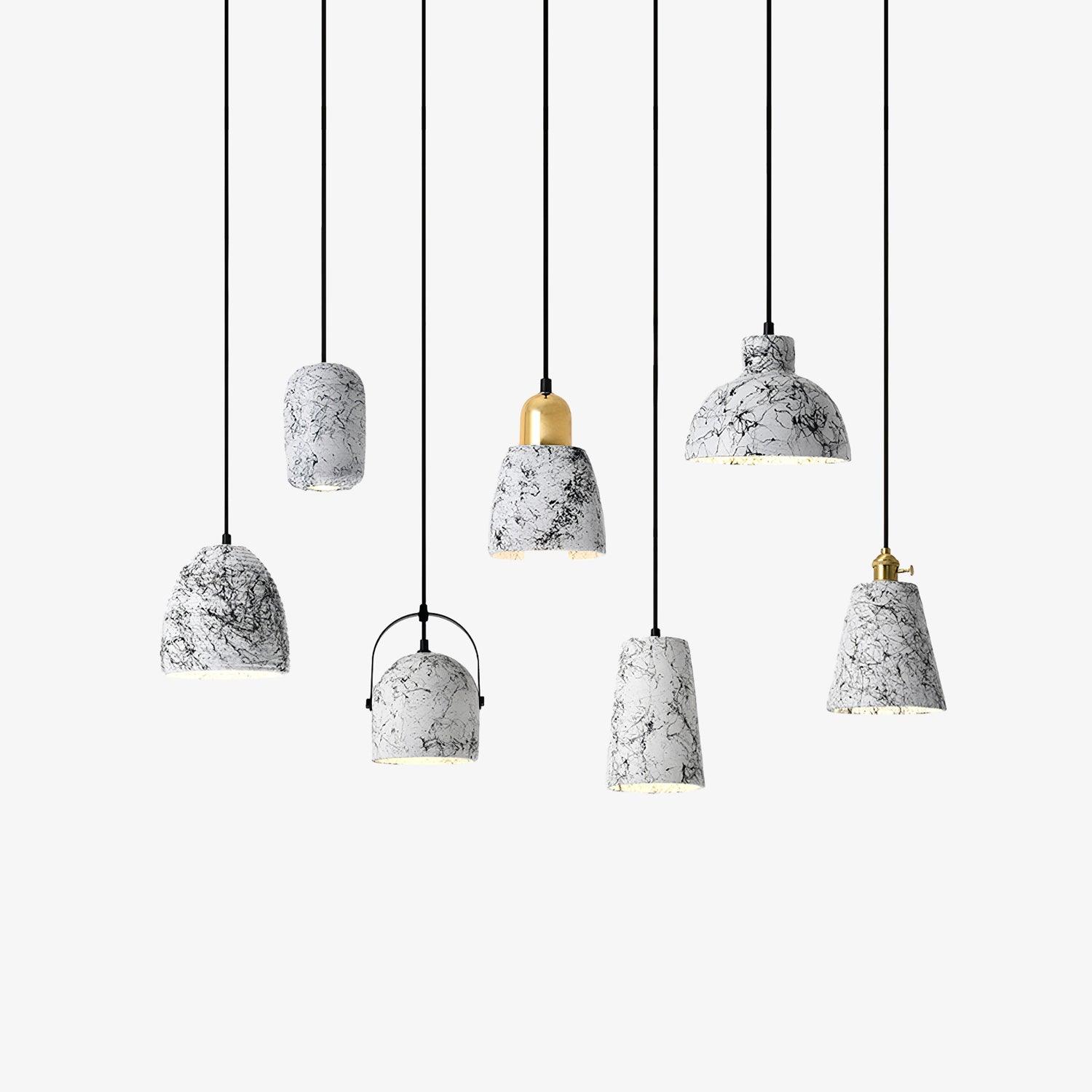Marble Modern Cement Pendant Lights - Lamp Outdoor