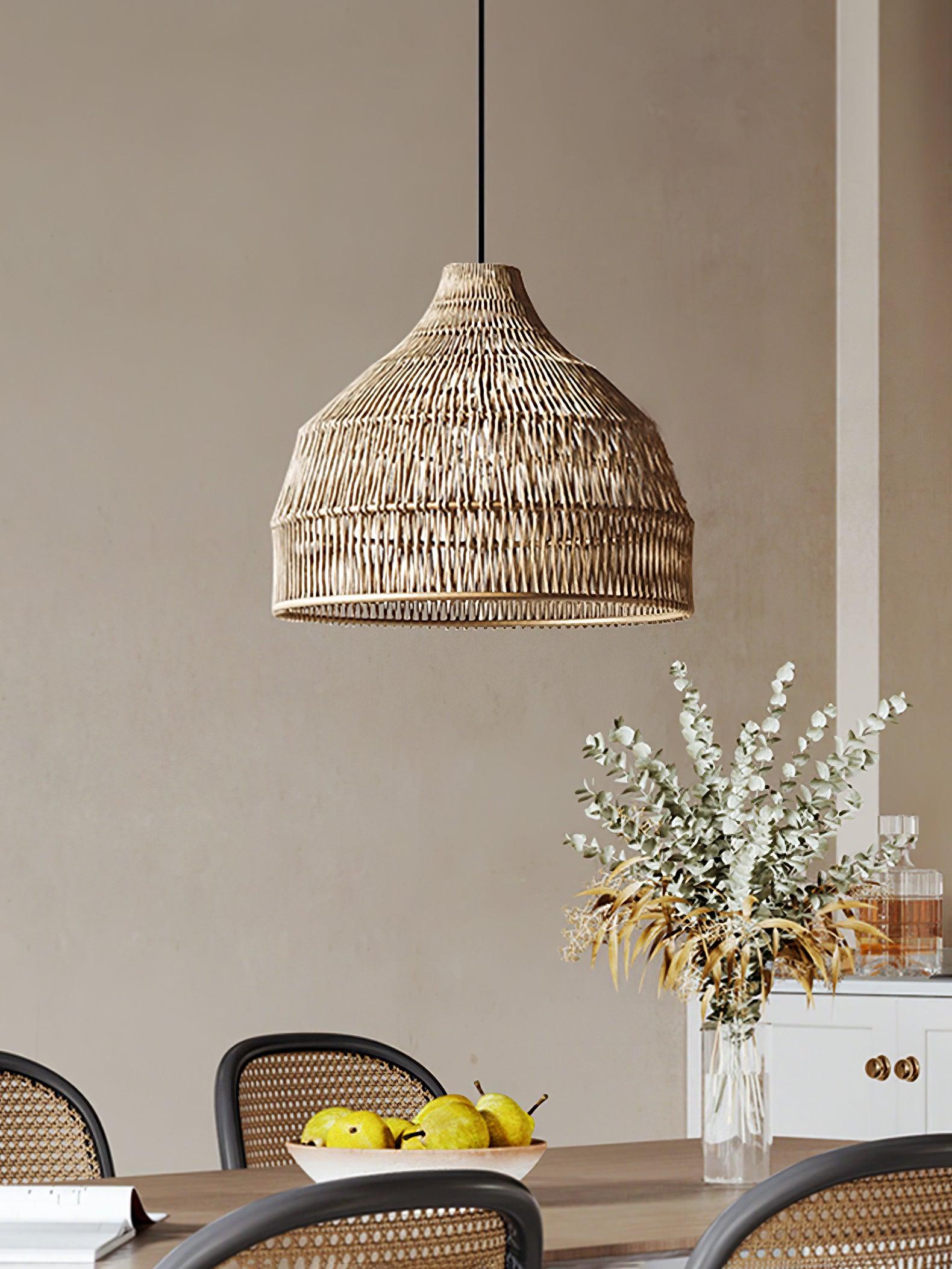 Hues Wicker Pendant Lamp - Lamp Outdoor