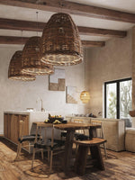 Hues Wicker Pendant Lamp - Lamp Outdoor