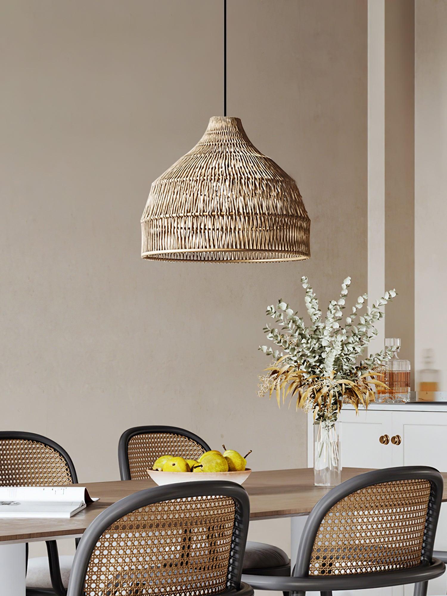 Hues Wicker Pendant Lamp - Lamp Outdoor