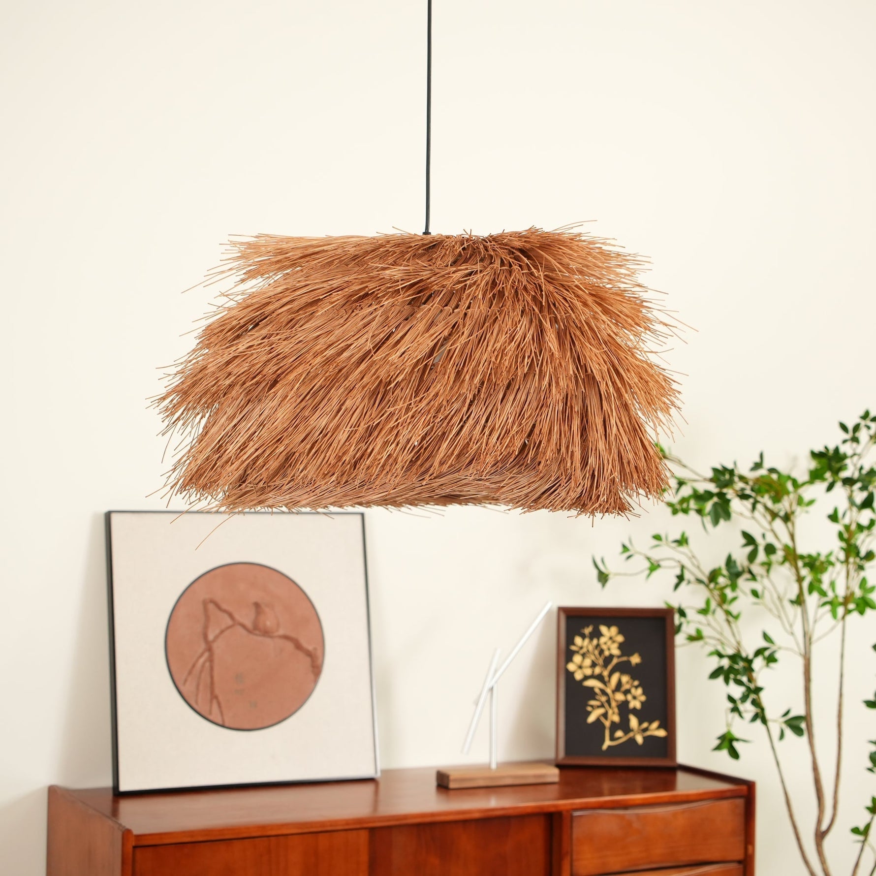 Hues Wicker Pendant Lamp - Lamp Outdoor