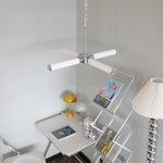 Zoliria Modern Minimalist LED Metal Glass Chandelier - Lamp Outdoor