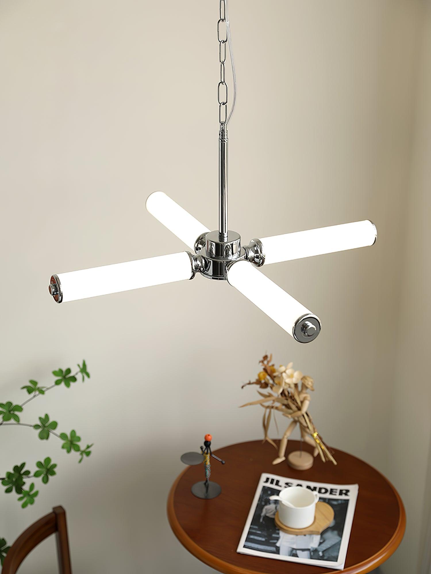 Zoliria Modern Minimalist LED Metal Glass Chandelier - Lamp Outdoor