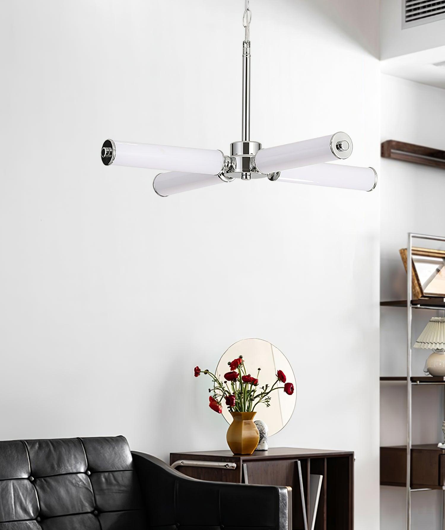 Zoliria Modern Minimalist LED Metal Glass Chandelier - Lamp Outdoor