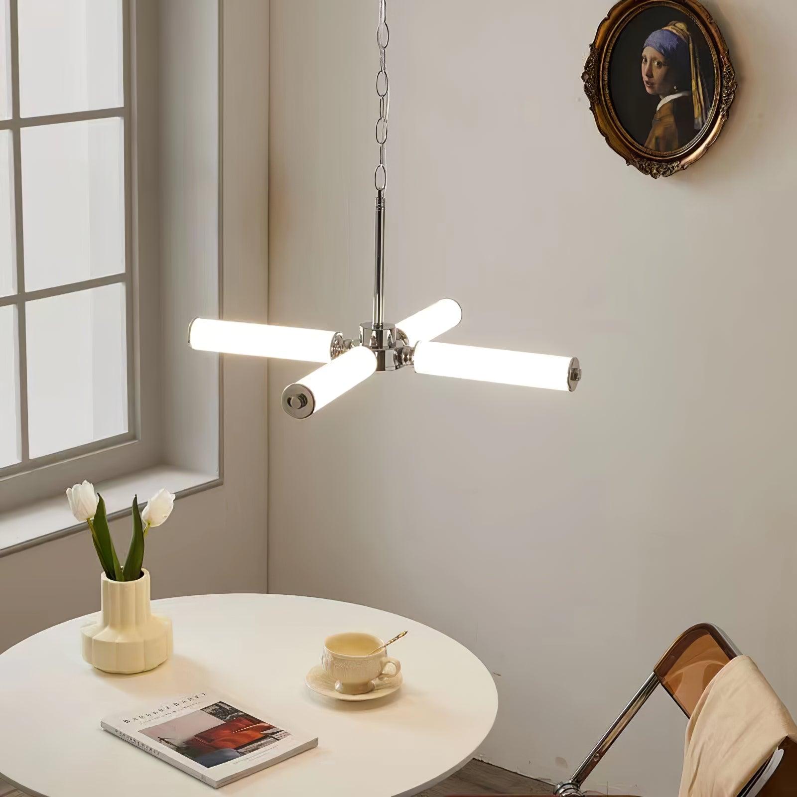 Zoliria Modern Minimalist LED Metal Glass Chandelier - Lamp Outdoor