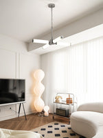 Zoliria Modern Minimalist LED Metal Glass Chandelier - Lamp Outdoor