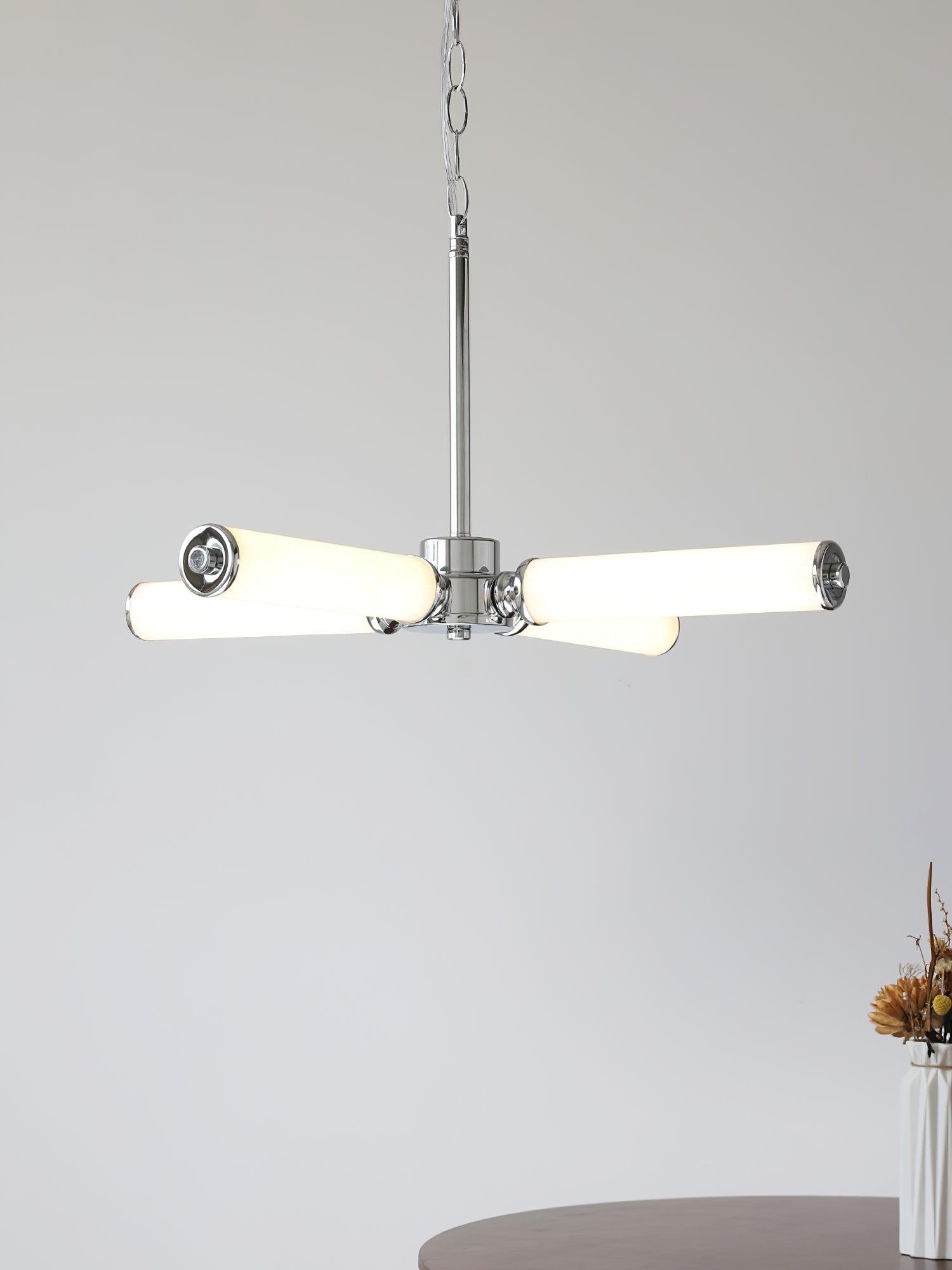 Zoliria Modern Minimalist LED Metal Glass Chandelier - Lamp Outdoor