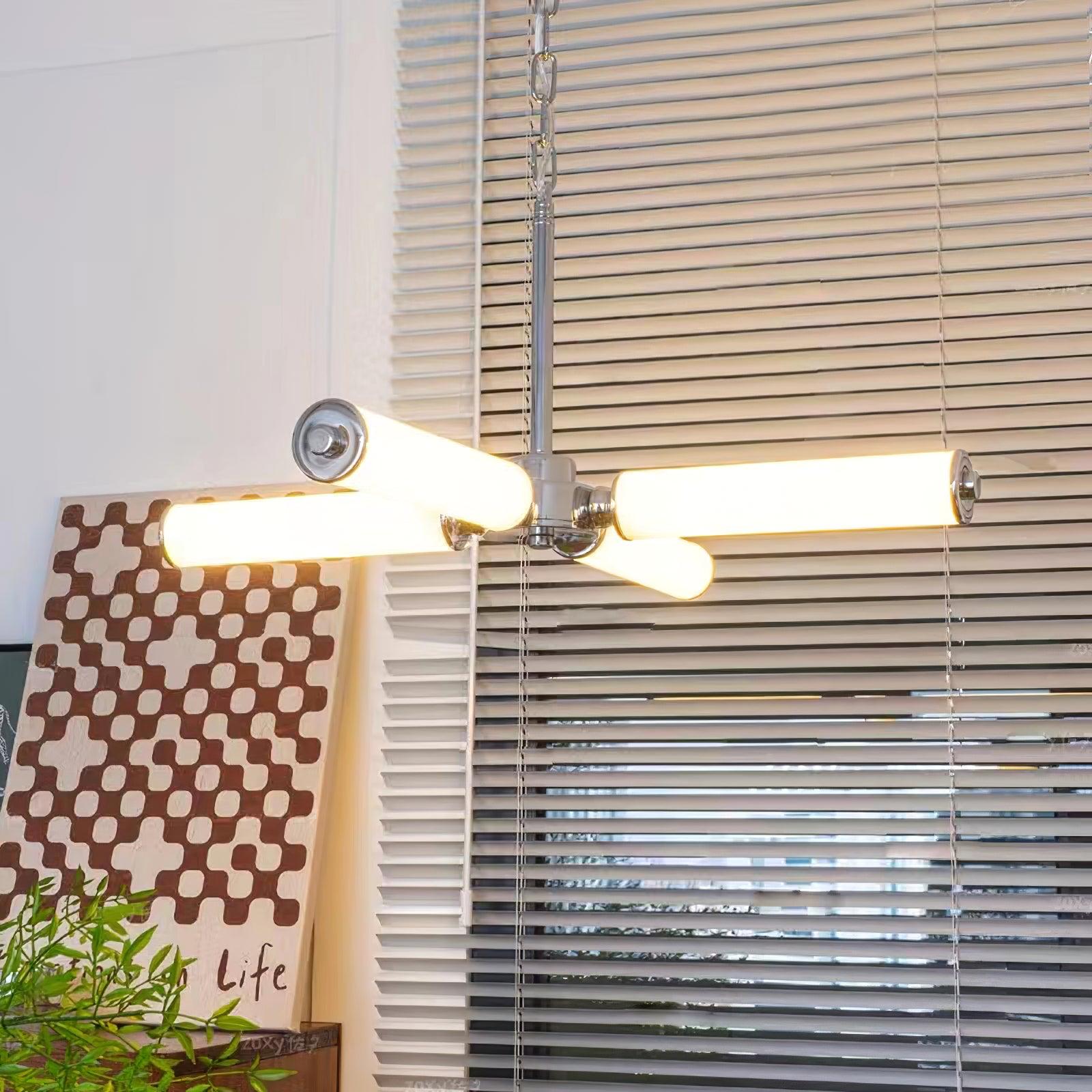 Zoliria Modern Minimalist LED Metal Glass Chandelier - Lamp Outdoor