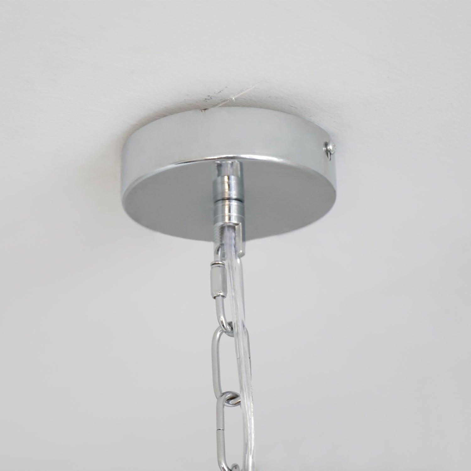 Zoliria Modern Minimalist LED Metal Glass Chandelier - Lamp Outdoor
