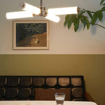 Zoliria Modern Minimalist LED Metal Glass Chandelier - Lamp Outdoor