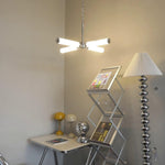 Zoliria Modern Minimalist LED Metal Glass Chandelier - Lamp Outdoor