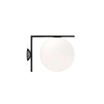 Blown Glass Opal Glass Wall Lamp - Lamp Outdoor