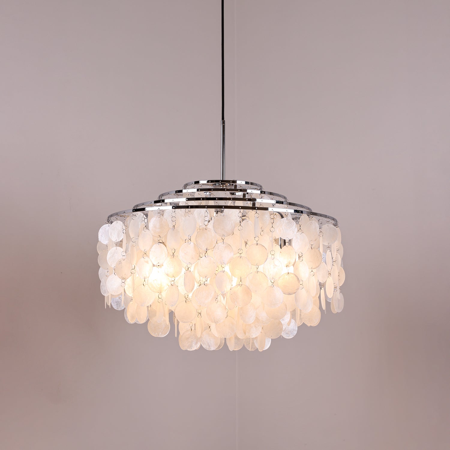 Round Shell Chandelier - Lamp Outdoor