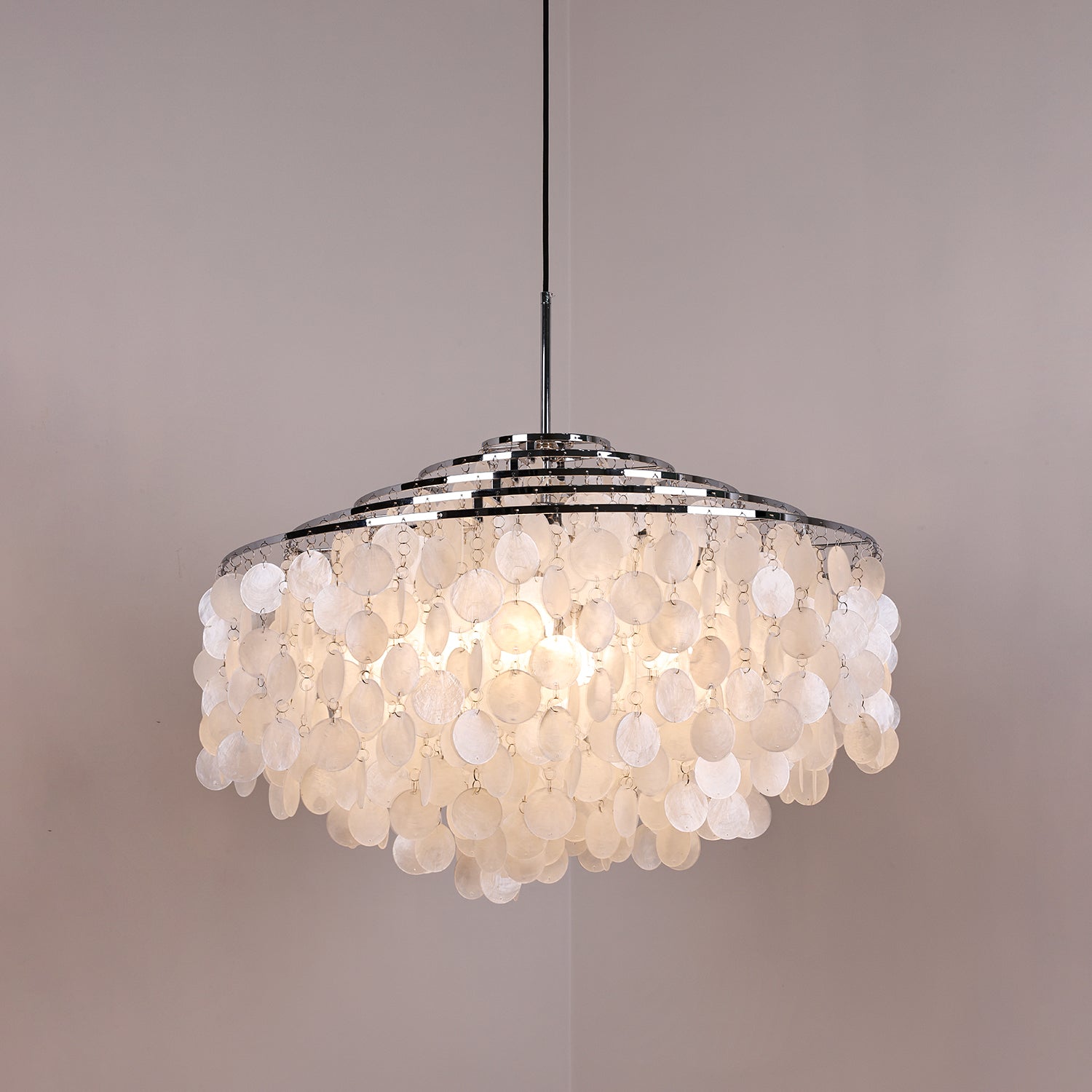Round Shell Chandelier - Lamp Outdoor